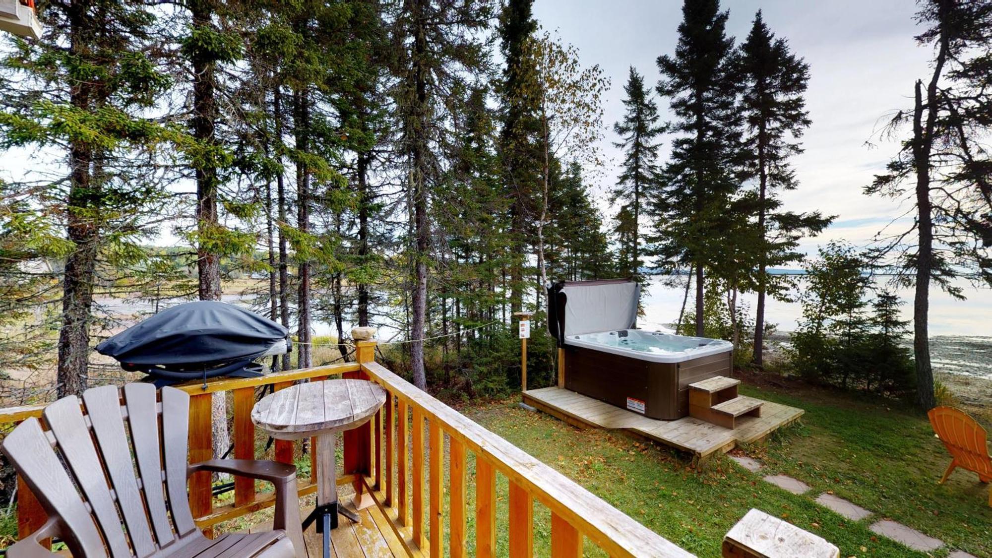 Chalets Du Bout Du Monde Gaspé Buitenkant foto