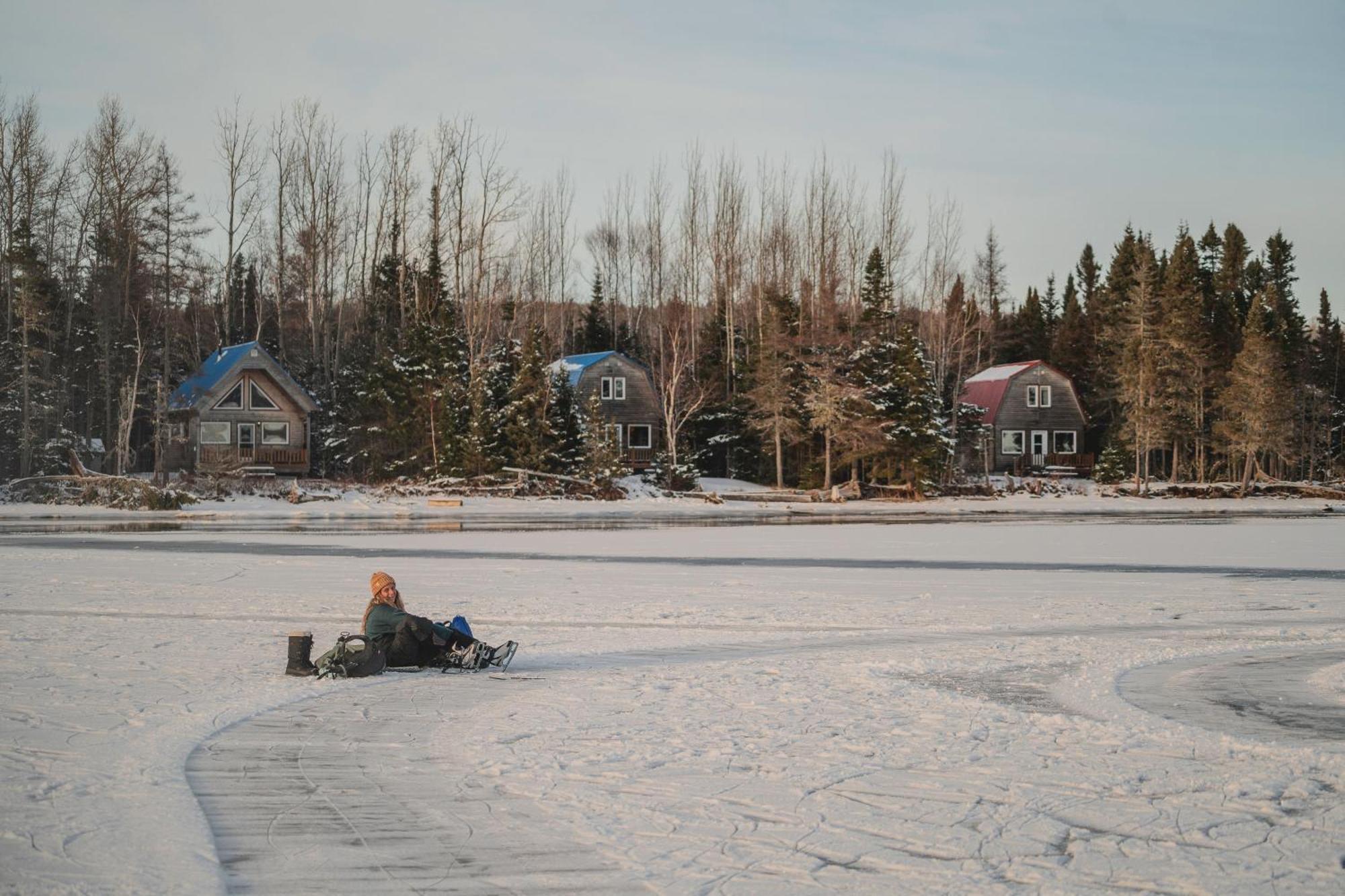 Chalets Du Bout Du Monde Gaspé Buitenkant foto
